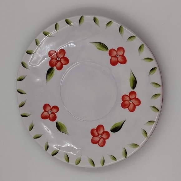 Bella Casa Mug/Plate Teacup floral design 14 oz by Ganz - Picture 7 of 10